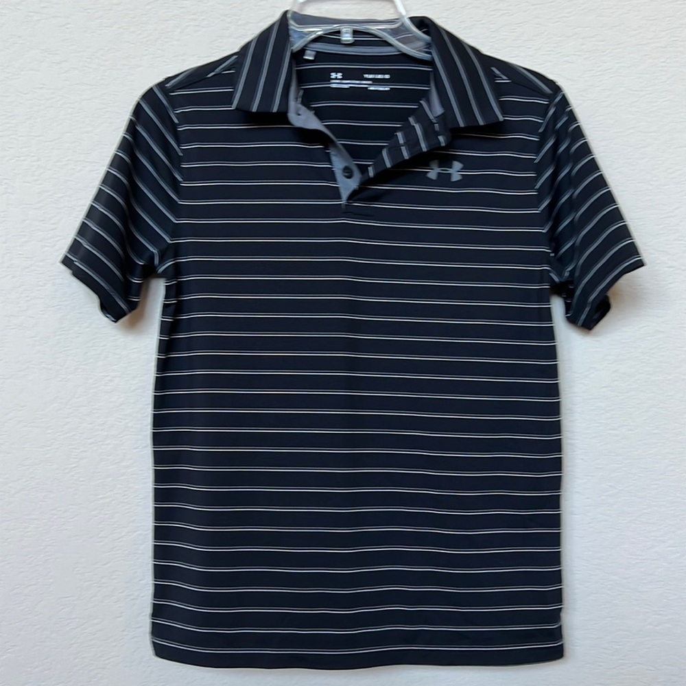 Under Armour boys golf polo in size YLG